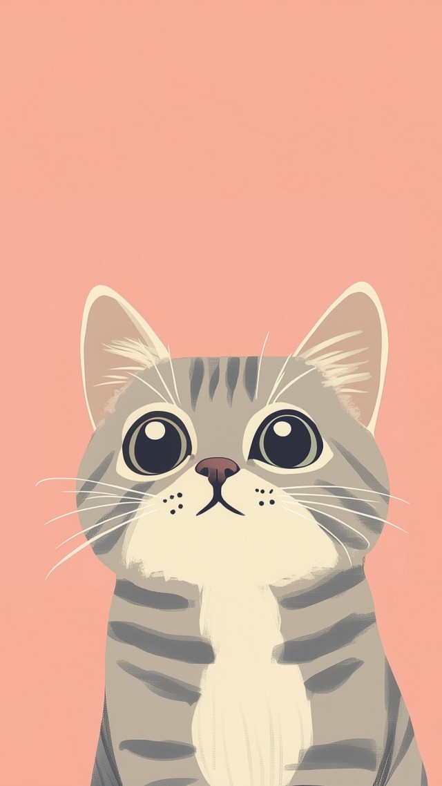 kitten wallpaper, cute, charming, background for mobile wallpaper (vertical)