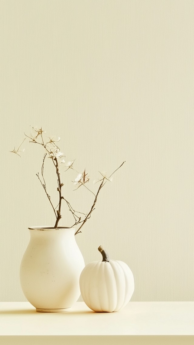 fall wallpaper, calm, tranquil, background for mobile wallpaper (vertical)
