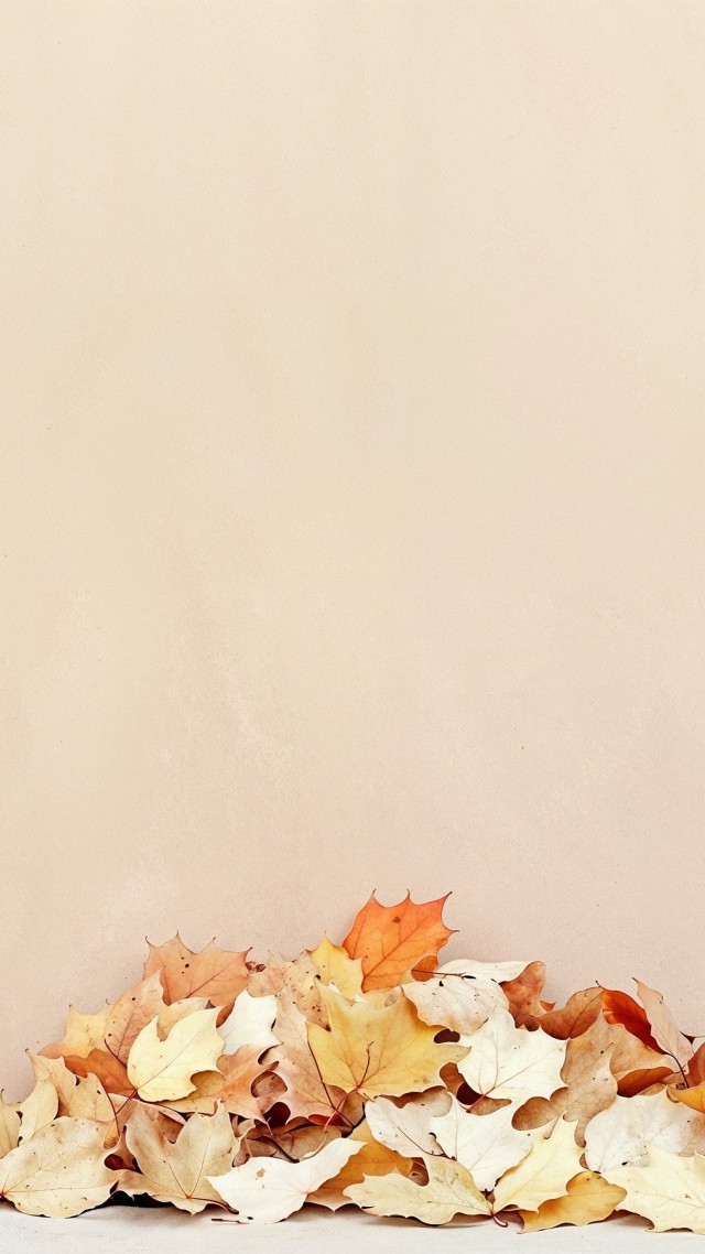 fall wallpaper, warm, peaceful, background for mobile wallpaper (vertical)