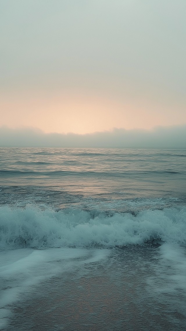 ocean wallpaper, storm, dark waters, background for mobile wallpaper (vertical)
