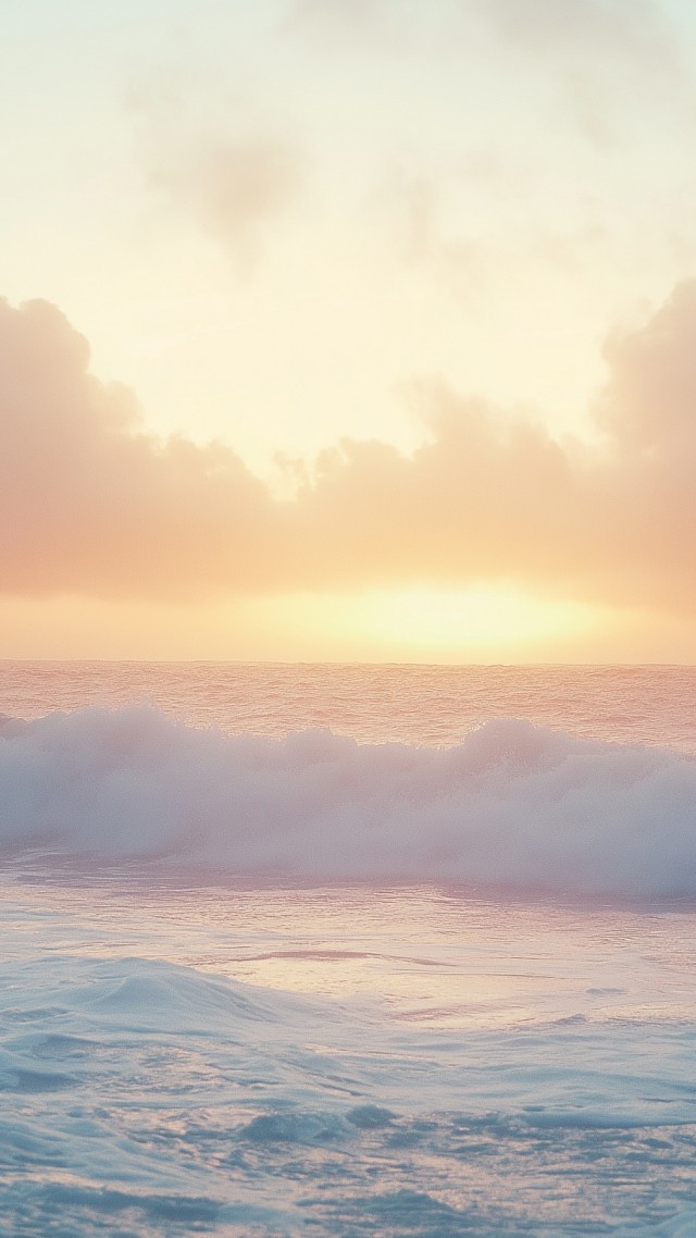 ocean wallpaper, storm, seascape, background for mobile wallpaper (vertical)