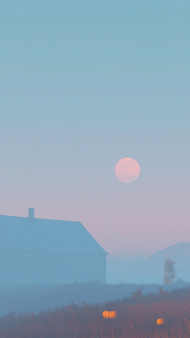 Sky wallpaper, moon, peaceful, background for mobile wallpaper (vertical)