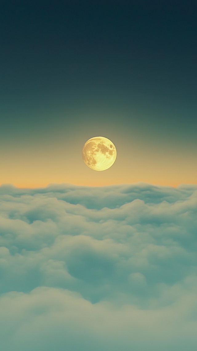 Sky wallpaper, gradient, peaceful, background for mobile wallpaper (vertical)
