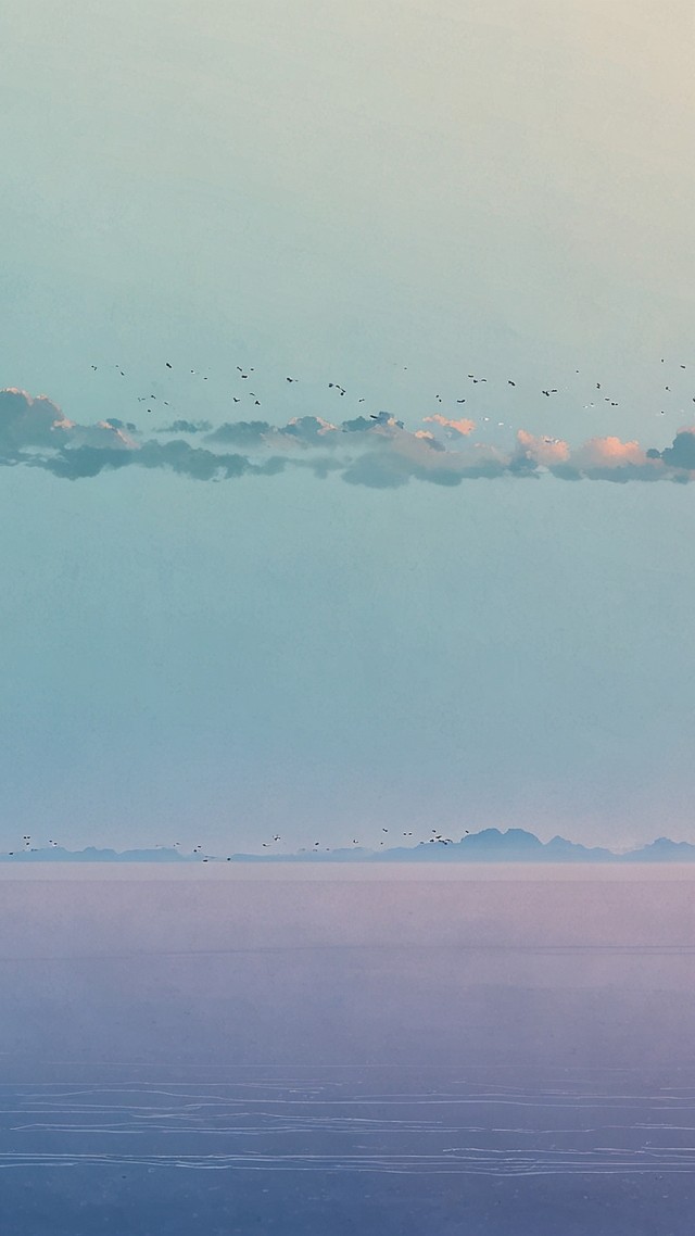 anime sky wallpaper, pastel blue, soft hues, background for mobile wallpaper (vertical)