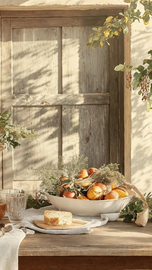 warm beverages wallpaper, autumn leaves, warm drinks, background for mobile wallpaper (vertical)