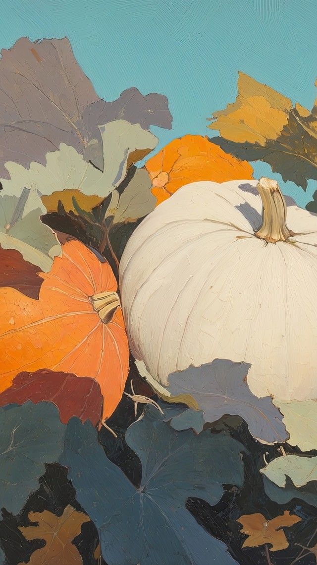 autumn decor wallpaper, fall foliage, home decoration, background for mobile wallpaper (vertical)