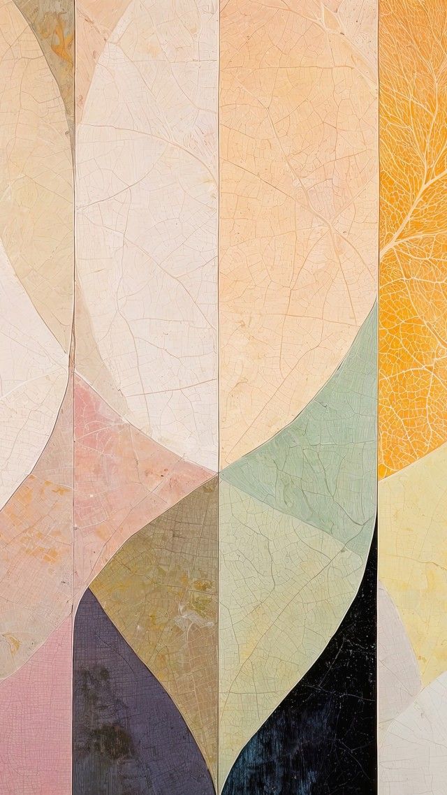 fall art wallpaper, painting, warm colors, background for mobile wallpaper (vertical)