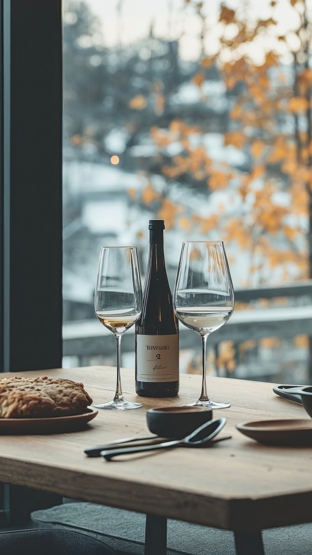 living room wallpaper, fireplace, rustic style, background for mobile wallpaper (vertical)