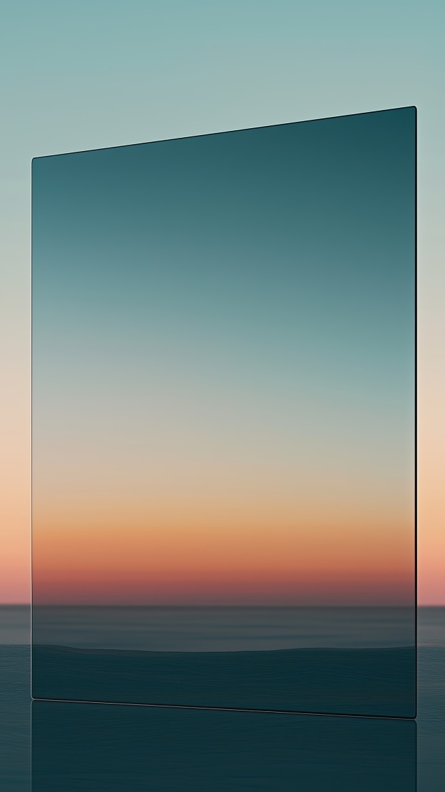 horizon wallpaper, abstract landscape, visual art, background for mobile wallpaper (vertical)