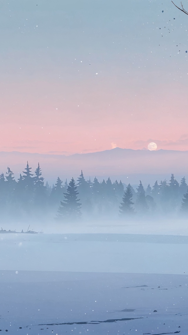 xmas wallpaper, landscape, festive, background for mobile wallpaper (vertical)