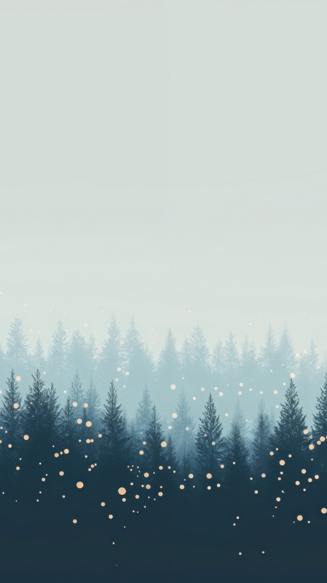 christmas wallpaper, minimal design, festive decor, background for mobile wallpaper (vertical)