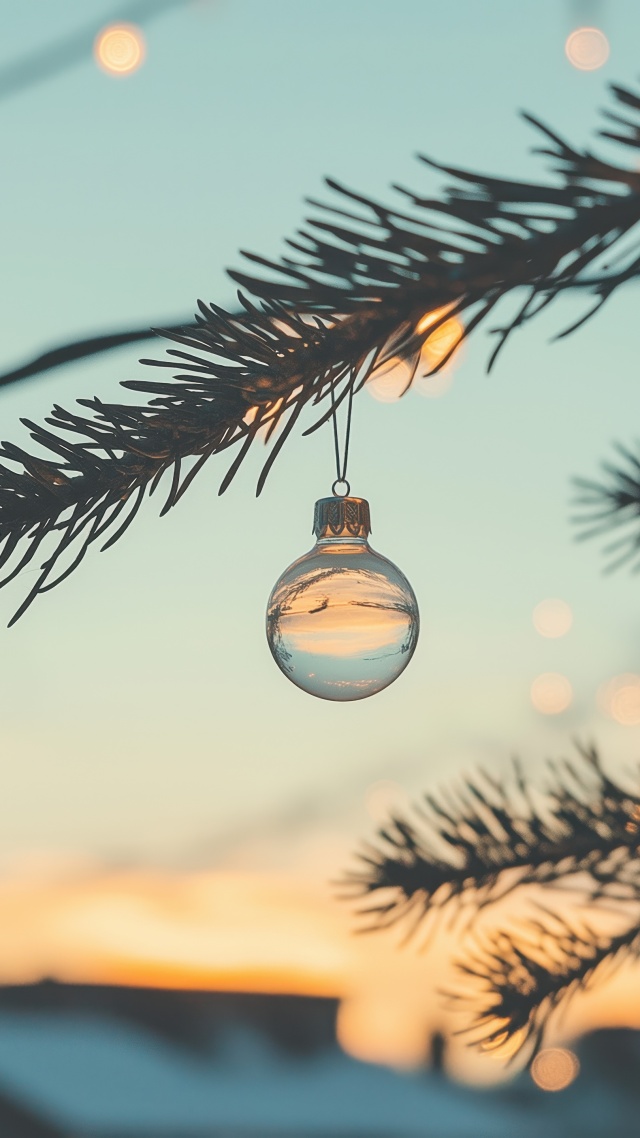 christmas wallpaper, minimal design, holiday decor, background for mobile wallpaper (vertical)