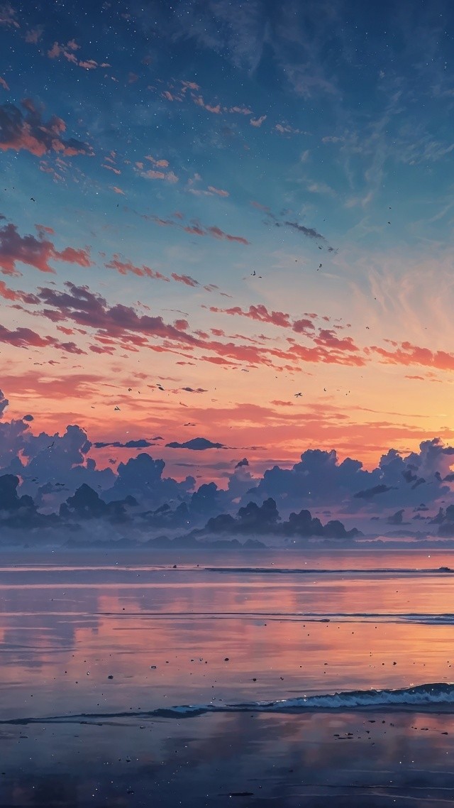 coastal views wallpaper, relaxing beach, coastal vibes, background for mobile wallpaper (vertical)