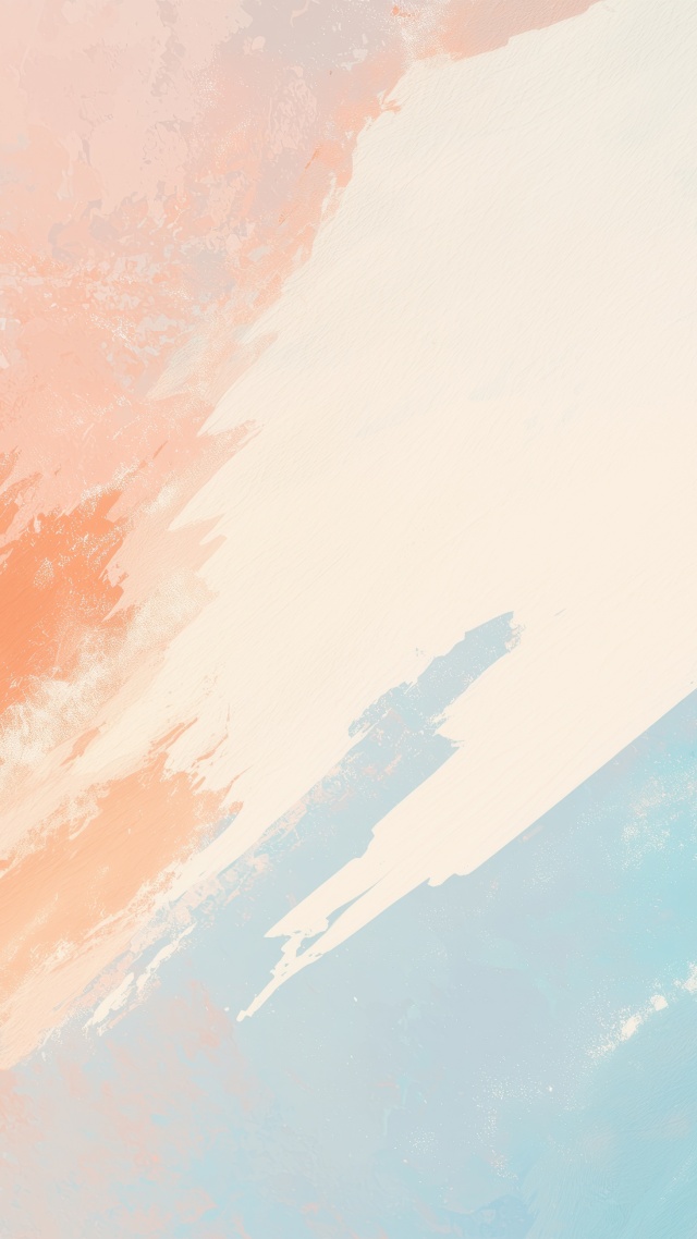 paint strokes wallpaper, minimalist background, blue tones, background for mobile wallpaper (vertical)