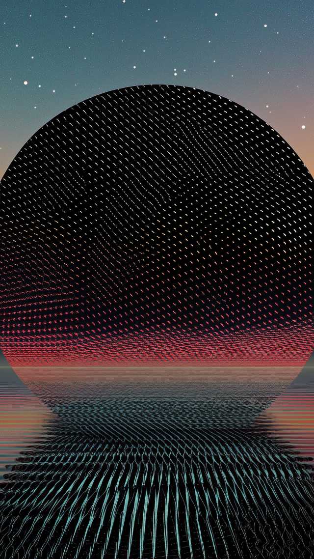 retro vibe wallpaper, abstract art, celestial patterns, background for mobile wallpaper (vertical)