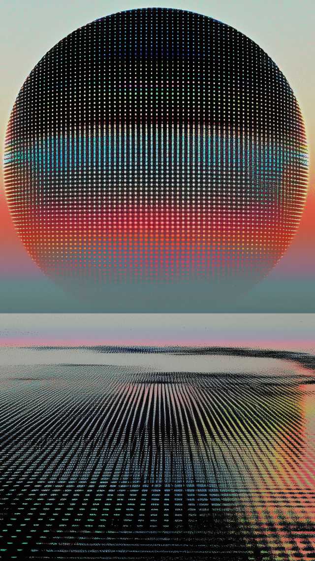 abstract patterns wallpaper, vaporwave, 80s nostalgia, background for mobile wallpaper (vertical)