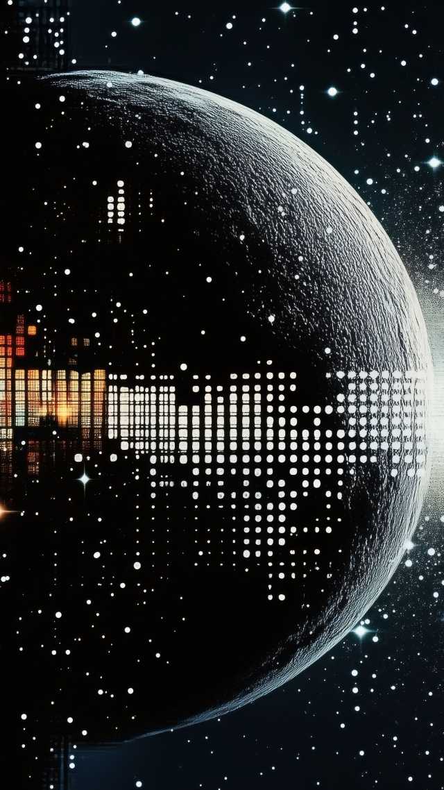 space-time wallpaper, sci-fi, multiverse, background for mobile wallpaper (vertical)