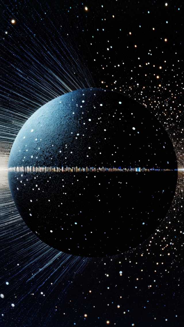 space-time wallpaper, sci-fi, black holes, background for mobile wallpaper (vertical)