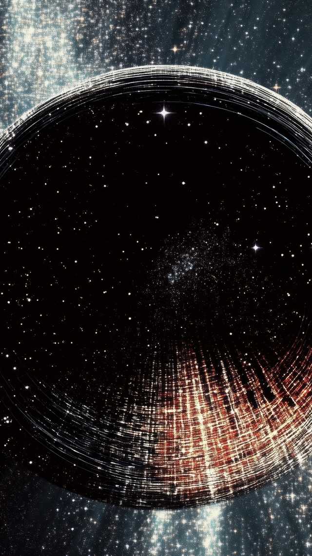 wormhole wallpaper, star systems, astrophysics, background for mobile wallpaper (vertical)