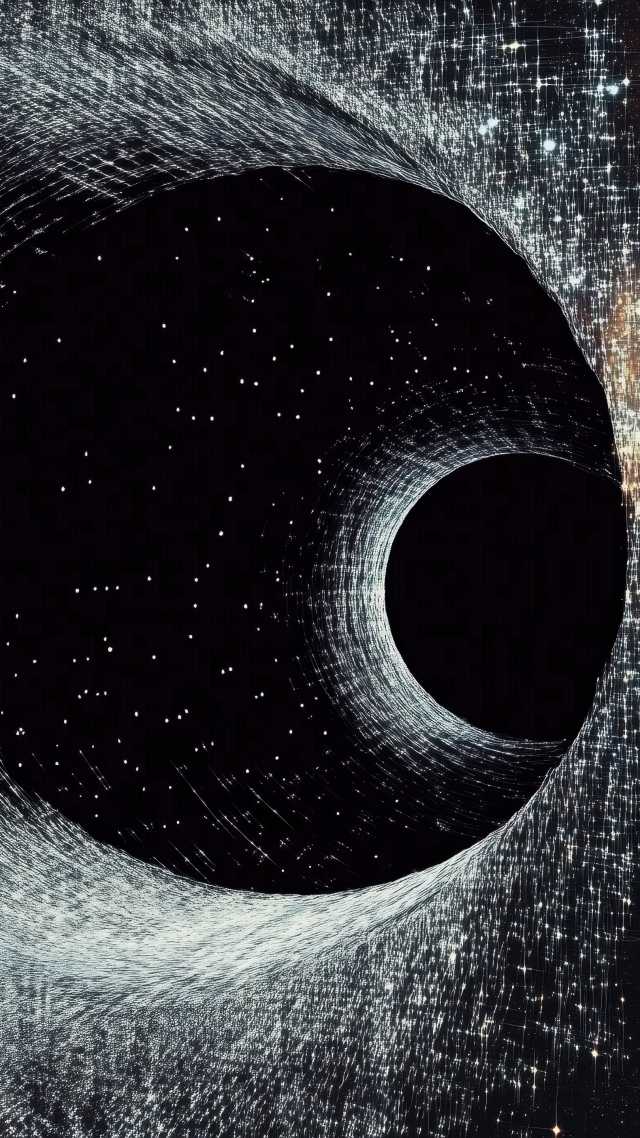 wormhole wallpaper, star systems, interstellar travel, background for mobile wallpaper (vertical)