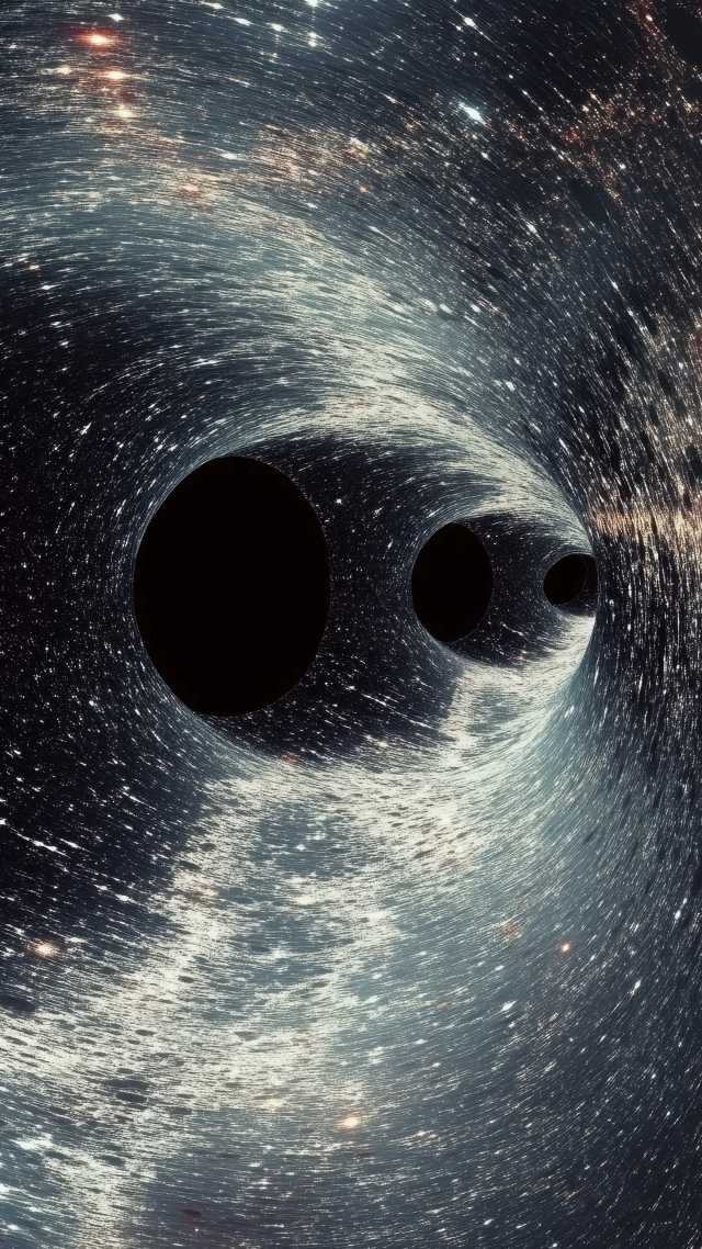 wormhole wallpaper, star systems, time dilation, background for mobile wallpaper (vertical)