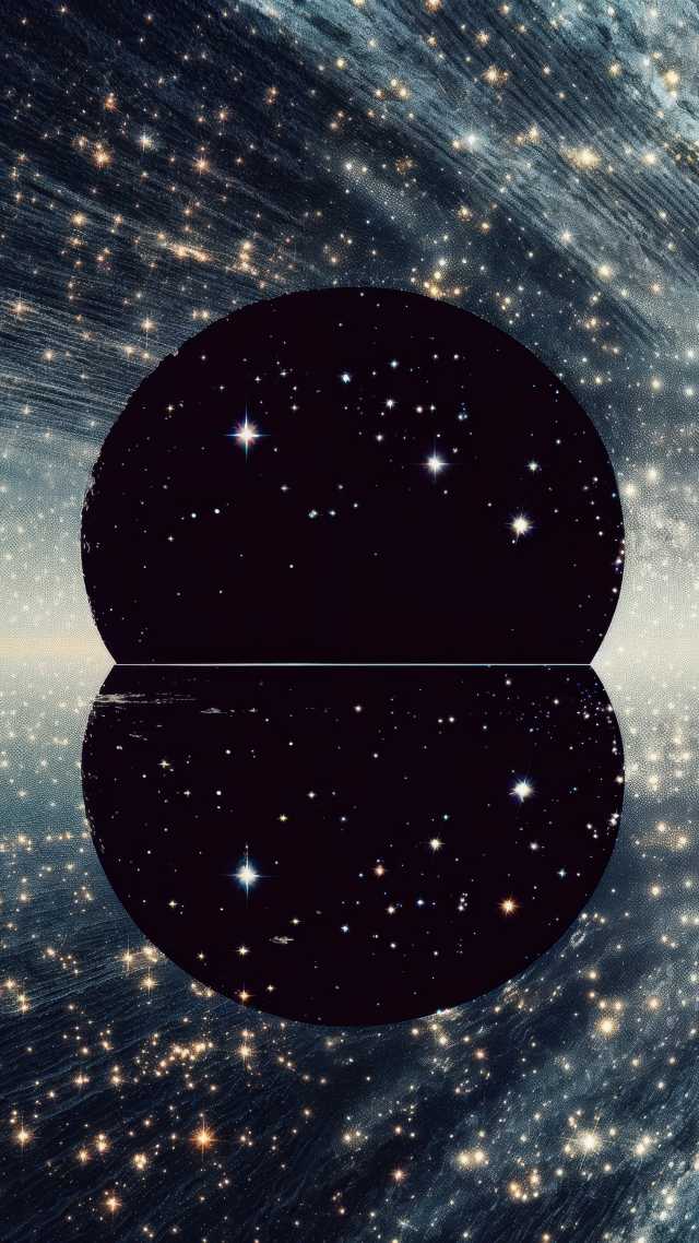 wormhole wallpaper, star systems, galaxies, background for mobile wallpaper (vertical)
