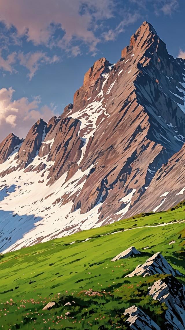 swiss alps wallpaper, weather, alpine weather, background for mobile wallpaper (vertical)