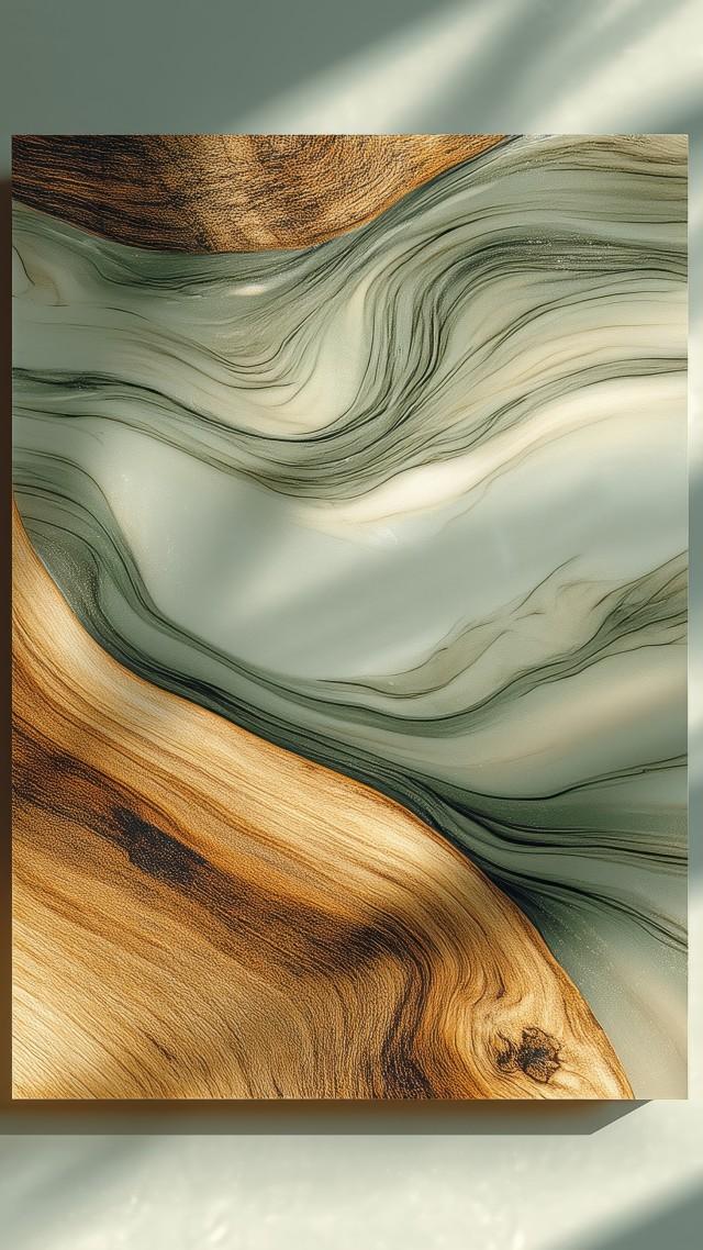 stress reduction wallpaper, biophilic design, botanical print, background for mobile wallpaper (vertical)