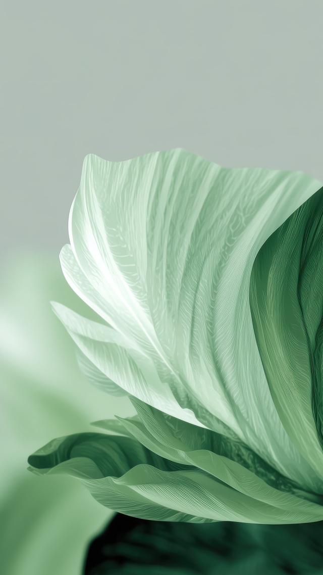 plant art wallpaper, organic abstract, eco-friendly decor, background for mobile wallpaper (vertical)