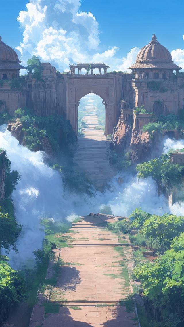 temples wallpaper, ancient, historical sites, background for mobile wallpaper (vertical)