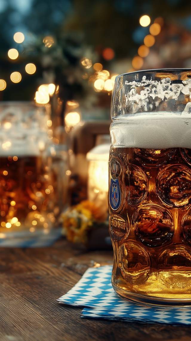 wiesn wallpaper, beer garden, stein, background for mobile wallpaper (vertical)