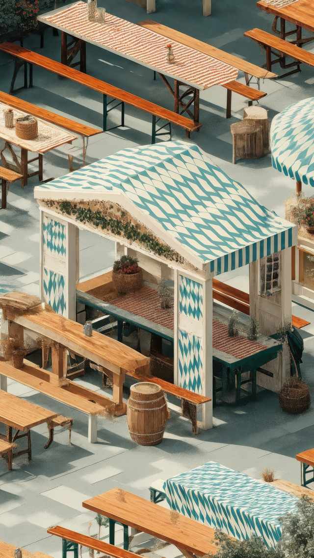 oktoberfest wallpaper, bavarian culture, festive celebration, background for mobile wallpaper (vertical)