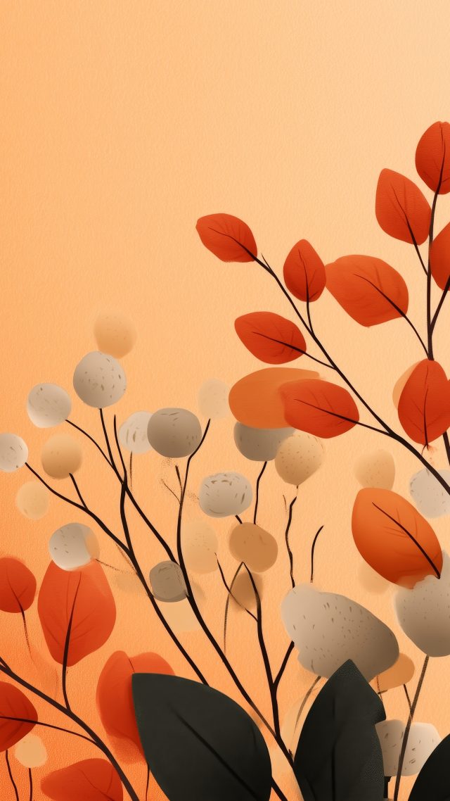 seasonal colors wallpaper, leaf peeping, seasonal change, background for mobile wallpaper (vertical)