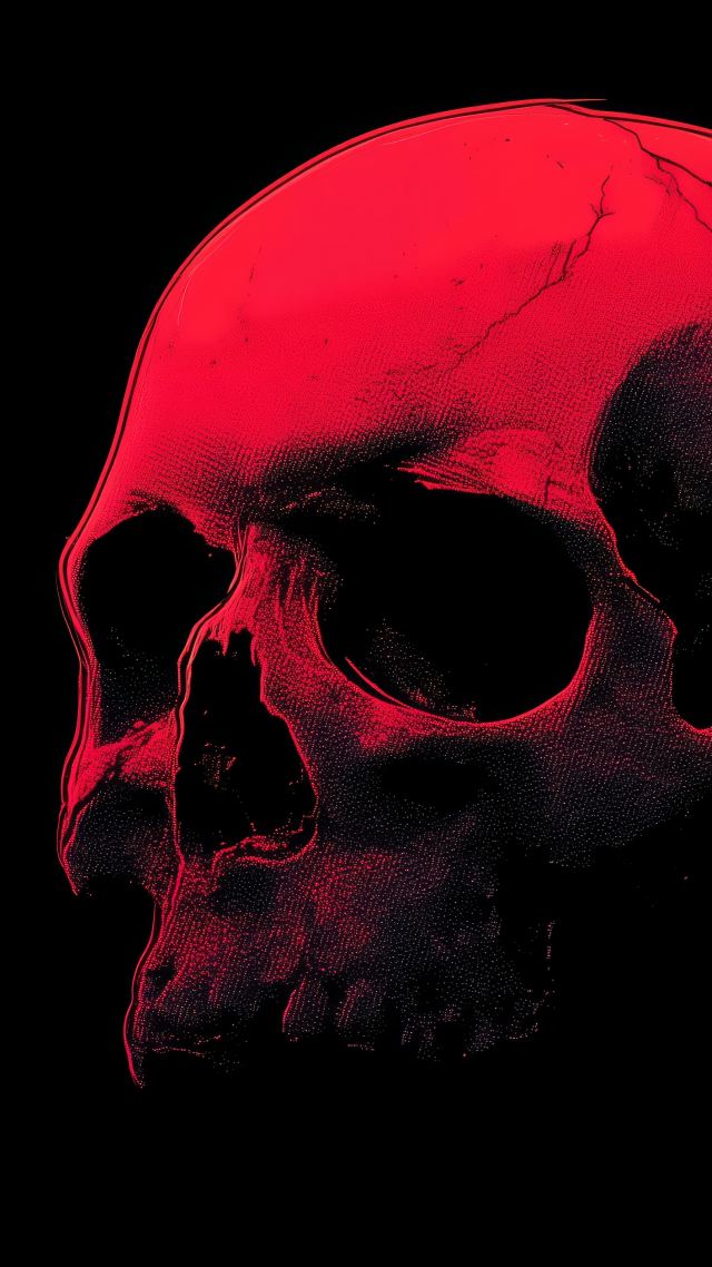 skulls wallpaper, skull art, horror themes, background for mobile wallpaper (vertical)