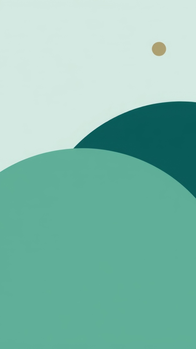 flat shape wallpaper, simple shapes, vibrant color, background for mobile wallpaper (vertical)