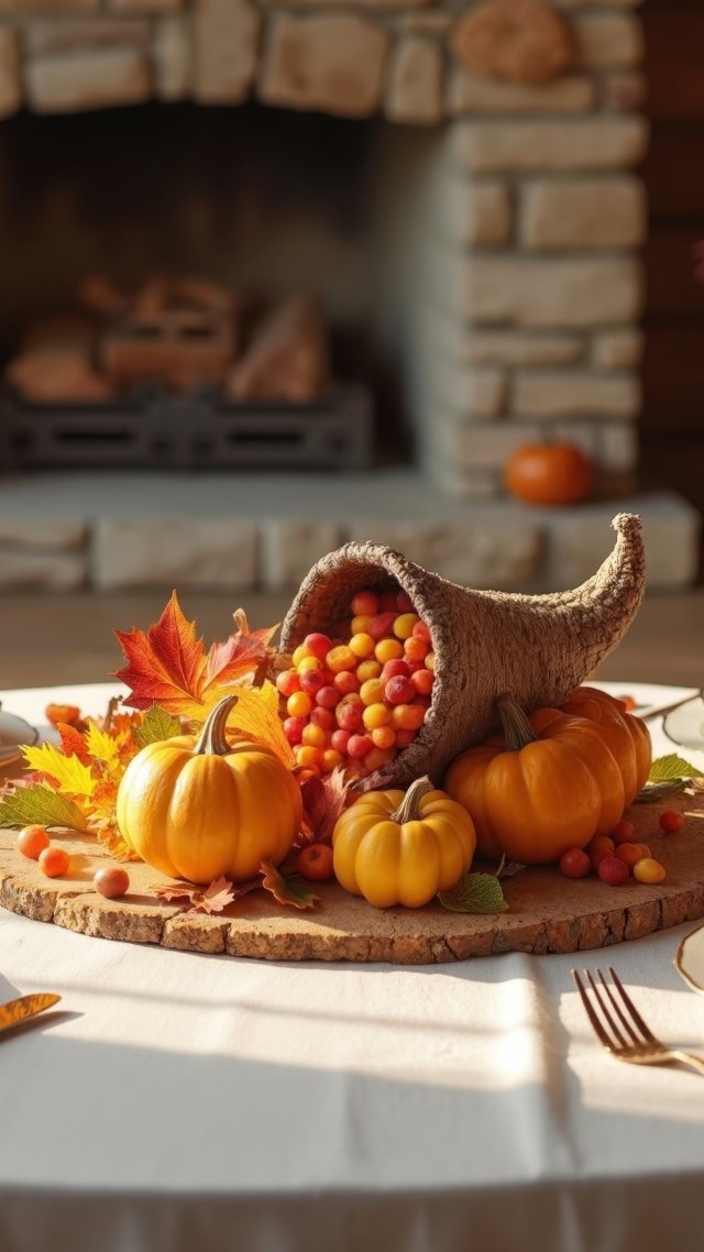 happy thanksgiving wallpaper, thanksgiving decor, fall harvest decorations, background for mobile wallpaper (vertical)