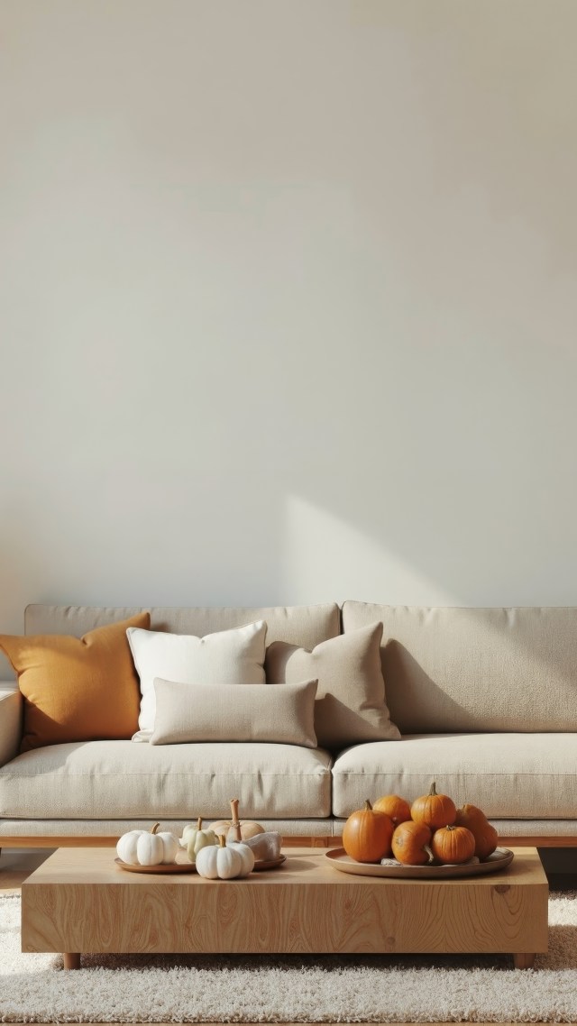 friendsgiving invitation wallpaper, grateful, autumn festivities, background for mobile wallpaper (vertical)