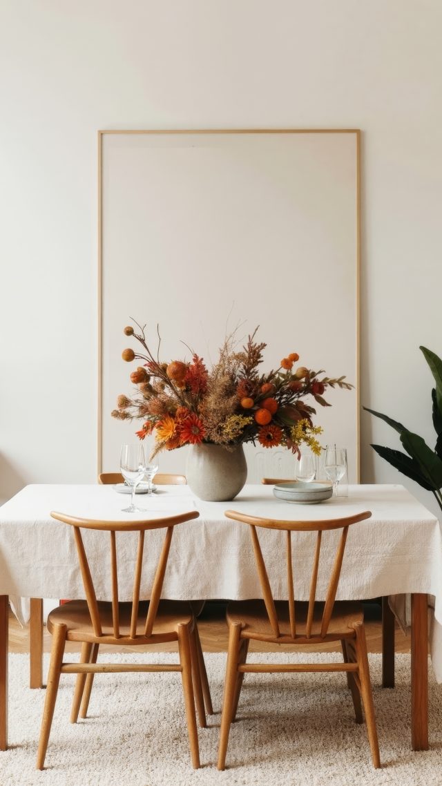 friendsgiving wallpaper, holiday gathering ideas, thanksgiving party ideas, background for mobile wallpaper (vertical)