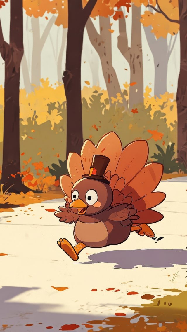 turkey trot wallpaper, turkey race, fun run, background for mobile wallpaper (vertical)