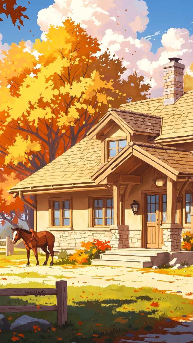 rustic farmhouse wallpaper, porch, vintage charm, background for mobile wallpaper (vertical)
