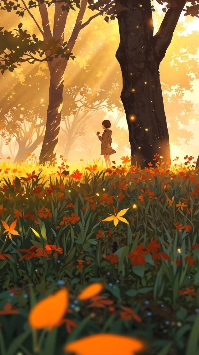 fall outfits wallpaper, cozy sweaters, autumn foliage, background for mobile wallpaper (vertical)