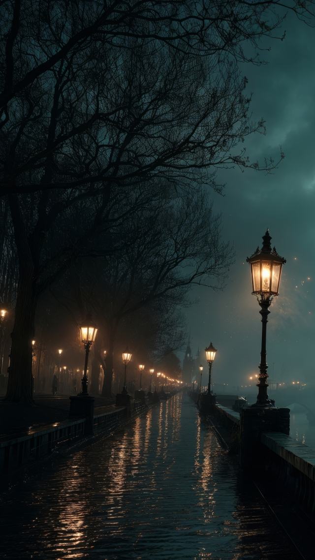 gothic halloween wallpaper, witching hour, haunted, background for mobile wallpaper (vertical)