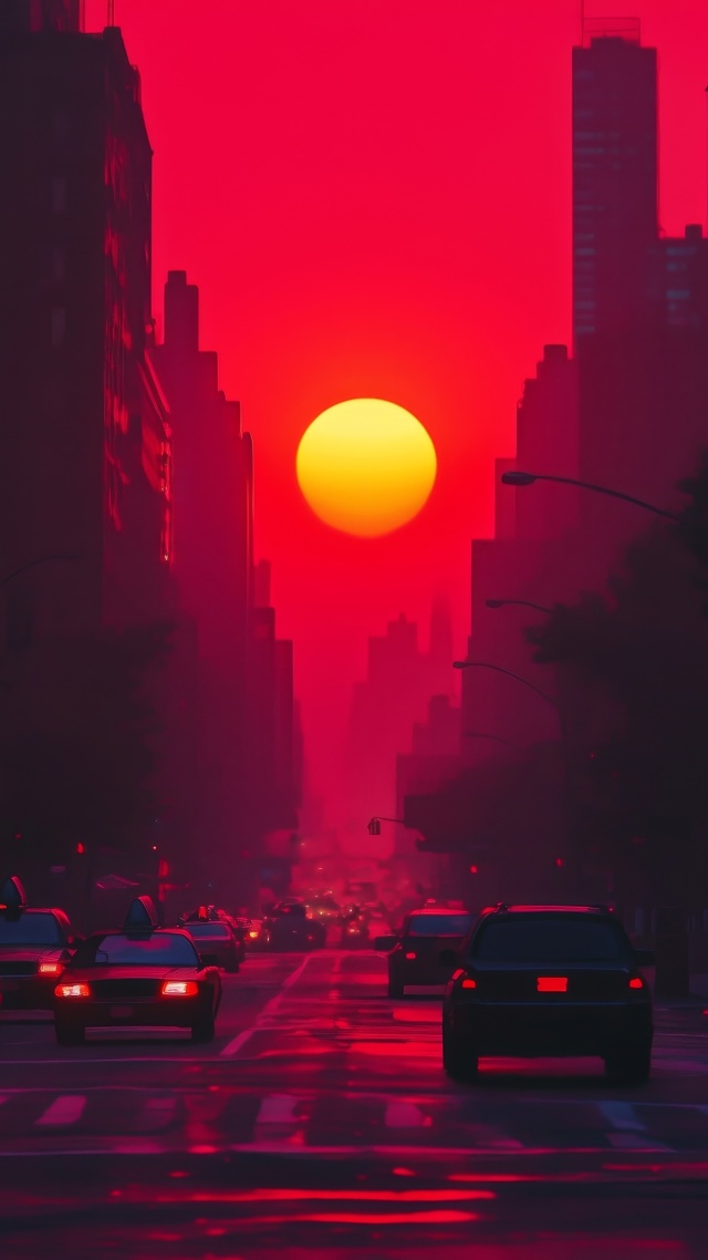 skyscraper wallpaper, nyc, high-rise buildings, background for mobile wallpaper (vertical)