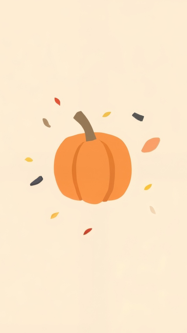 4k background wallpaper, happy thanksgiving art, autumn background, background for mobile wallpaper (vertical)