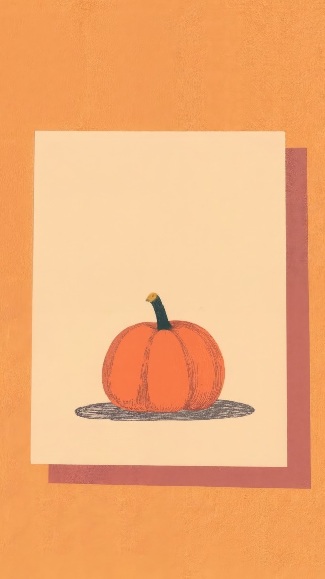 clip art wallpaper, autumn decorations, autumn artwork, background for mobile wallpaper (vertical)