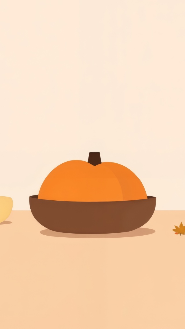 autumn clip art wallpaper, turkey illustrations, harvest images, background for mobile wallpaper (vertical)