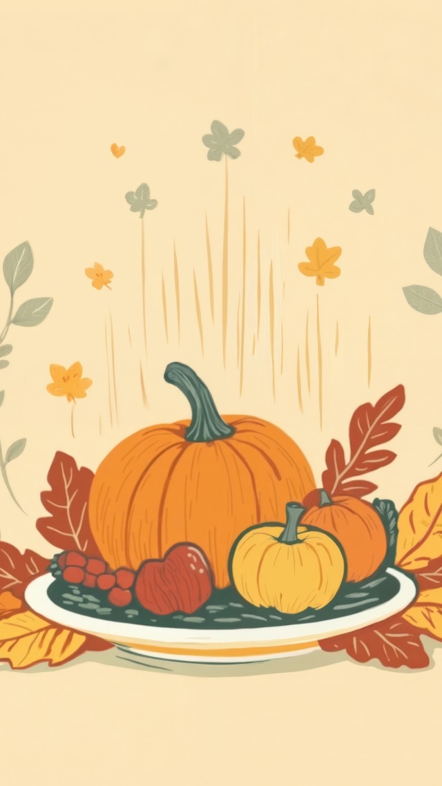 scrapbook wallpaper, autumn decorations, fall foliage images, background for mobile wallpaper (vertical)