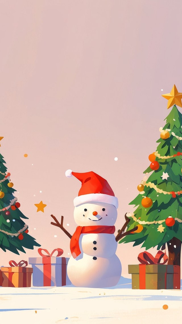 christmas decorations wallpaper, christmas tree ornaments, festive gift ideas, background for mobile wallpaper (vertical)