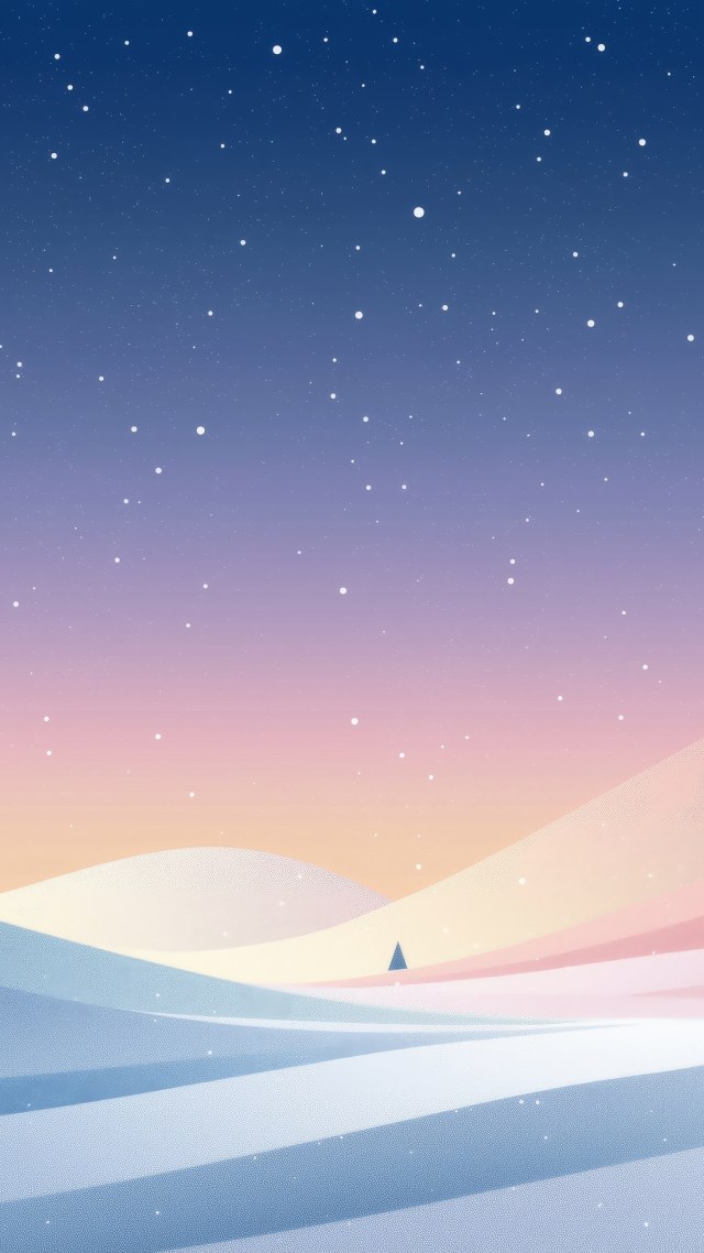 cozy evenings wallpaper, celestial navigation, winter nights, background for mobile wallpaper (vertical)