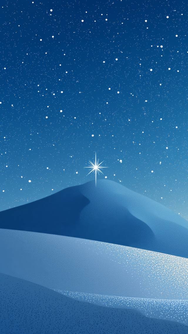 cozy evenings wallpaper, twinkling lights, celestial beauty, background for mobile wallpaper (vertical)